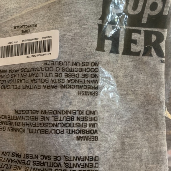 Authentic Supreme Antihero Dog Tee, still in bag, never opened - Picture 5 of 5